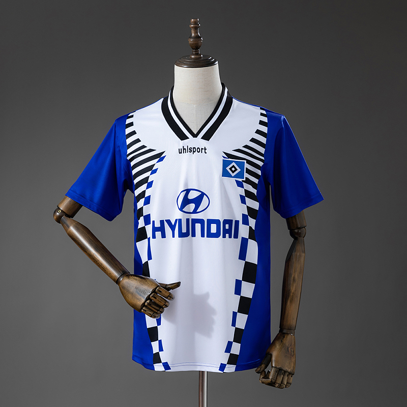 Camiseta retro de visitante del Hamburgo 1996, tallas S-XXL